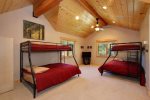 Bunk Room: Two Twin over Full bunk beds, and full size futon couch.